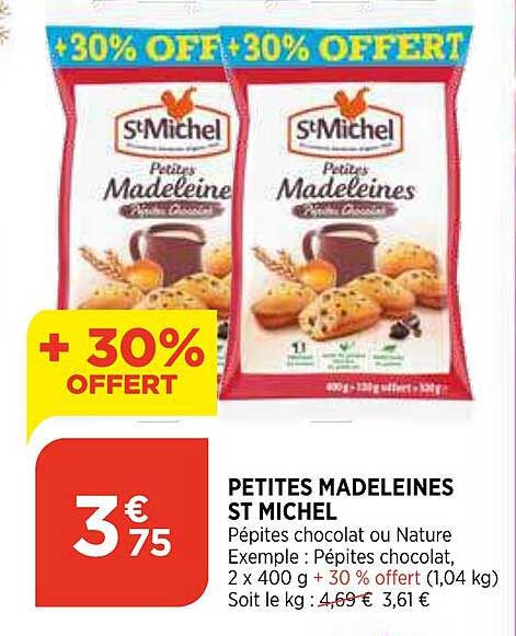 petites madeleines st michel