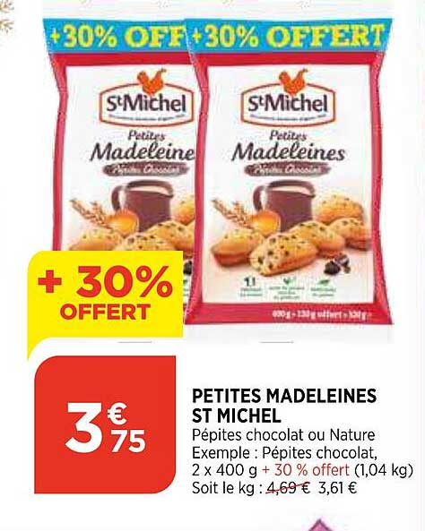 petites madeleines st michel