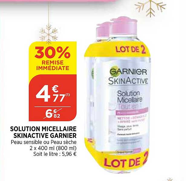 Solution Micellaire Skinactive Garnier