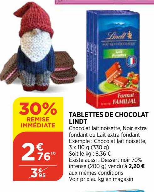 Tablettes De Chocolat Lindt