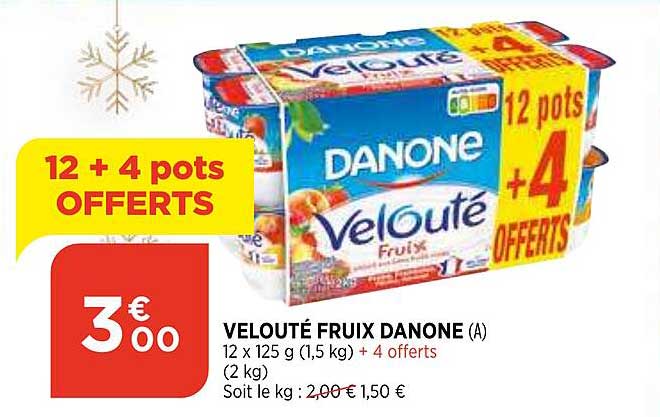 Velouté Fruitx Danone