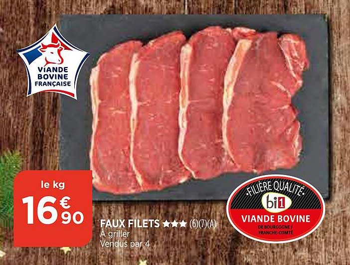 Viande Bovine : Faux Filets ***