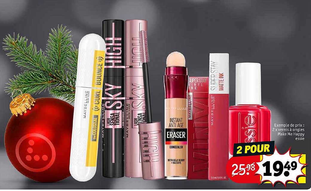 2 x  vernis à ongles make me happy essie