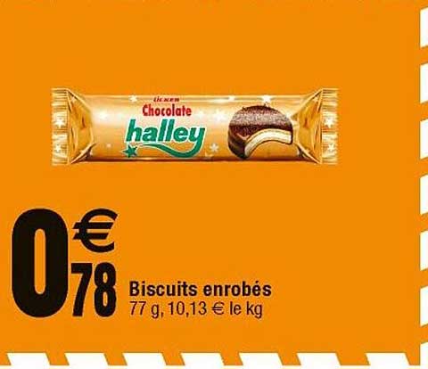 biscuits enrobés halley