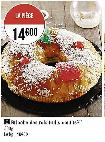 Brioche Des Rois Fruits Confits