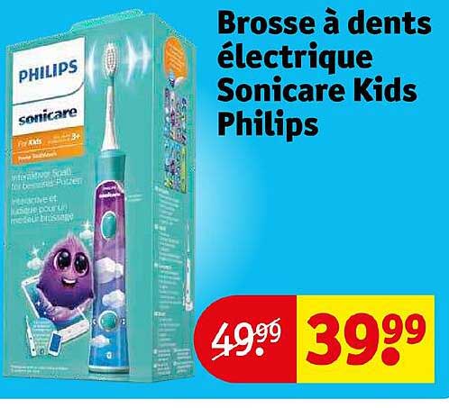 brosse à dents électrique sonicare kids philips