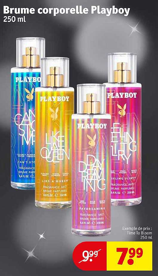 brume corporelle playboy