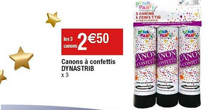 canons à confettis dynastrib