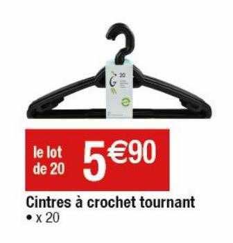 Cintres à Crochet Tournant