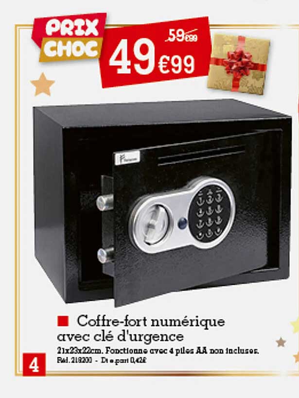 coffre-fort numérique avec clé d'urgence