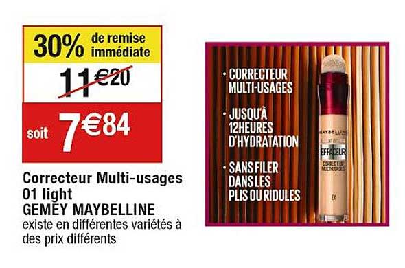 correcteur multi-usages 01 light gemey maybelline