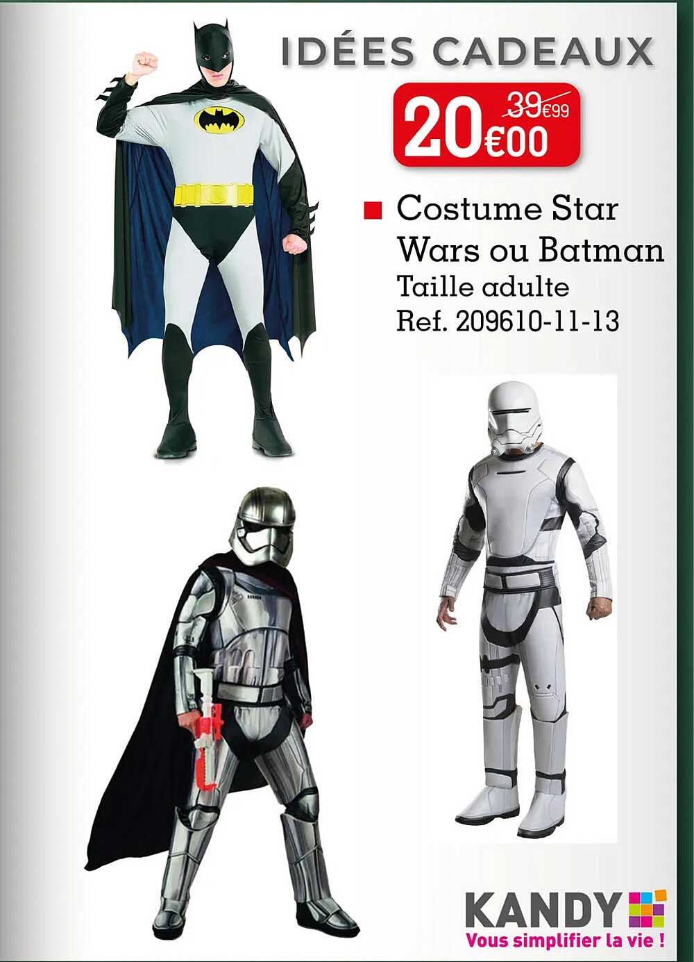 costume star wars ou batman