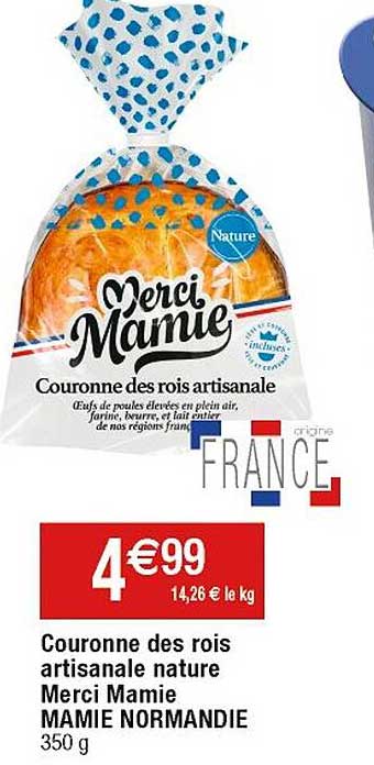 couronne des rois artisanale nature merci mamie mamie normandie