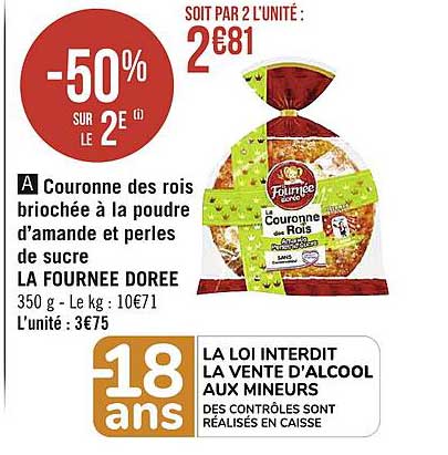 couronne des rois briochée à la poudre d'amande et perles de sucre la fournée dorée