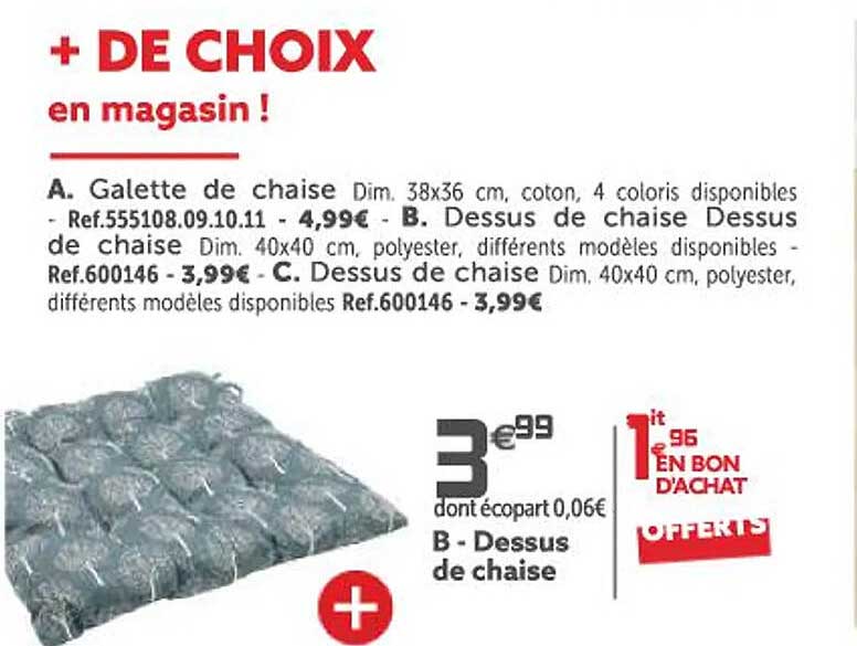 dessus de chaise