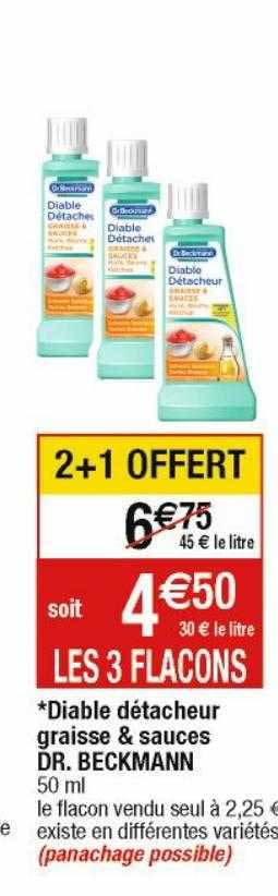 diable détacheur graisse & sauces dr. beckmann