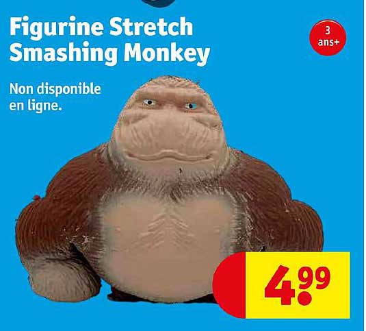 figurine stretch smashing monkey