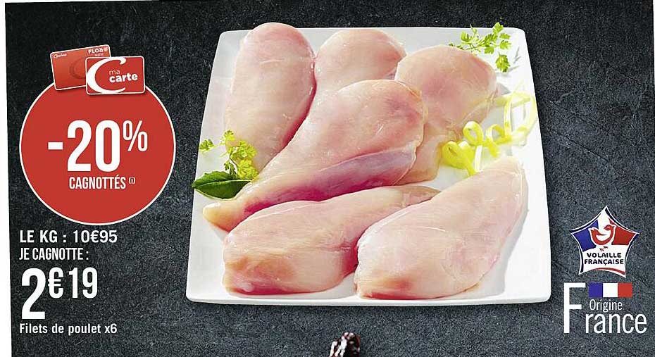 Filets De Poulet X6