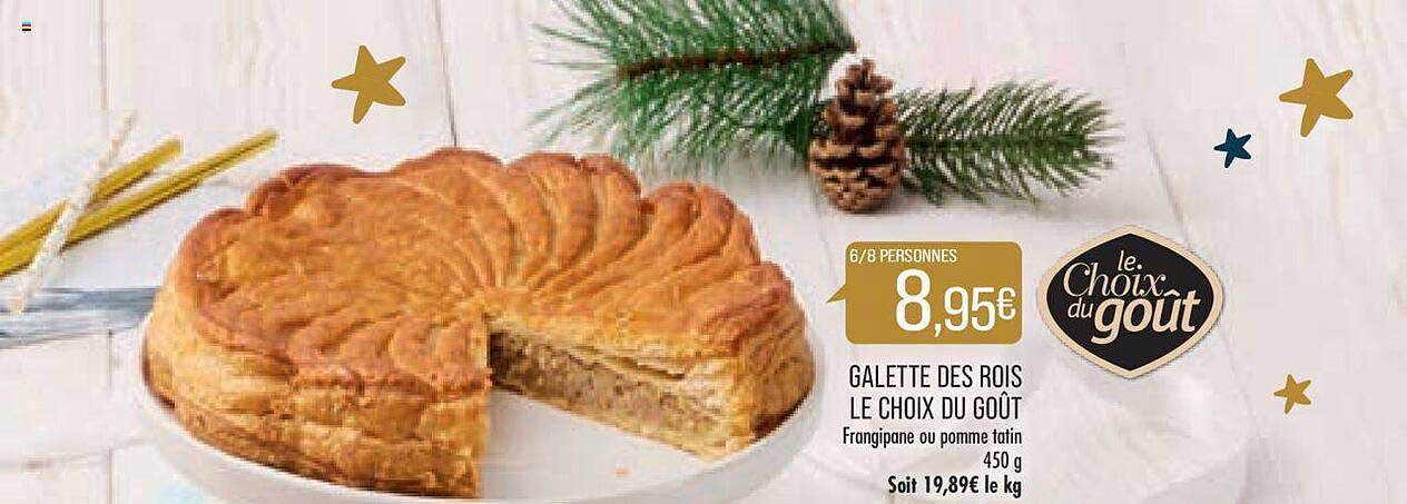 galette des rois le choix du goût