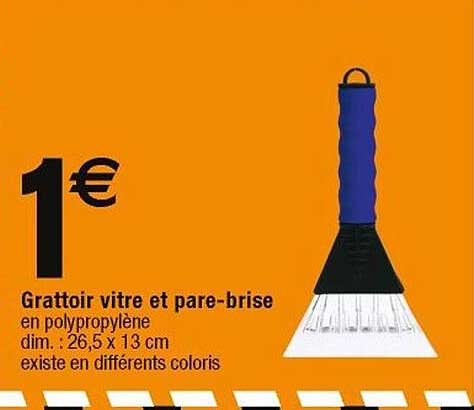 grattoire vitre et pare-brise