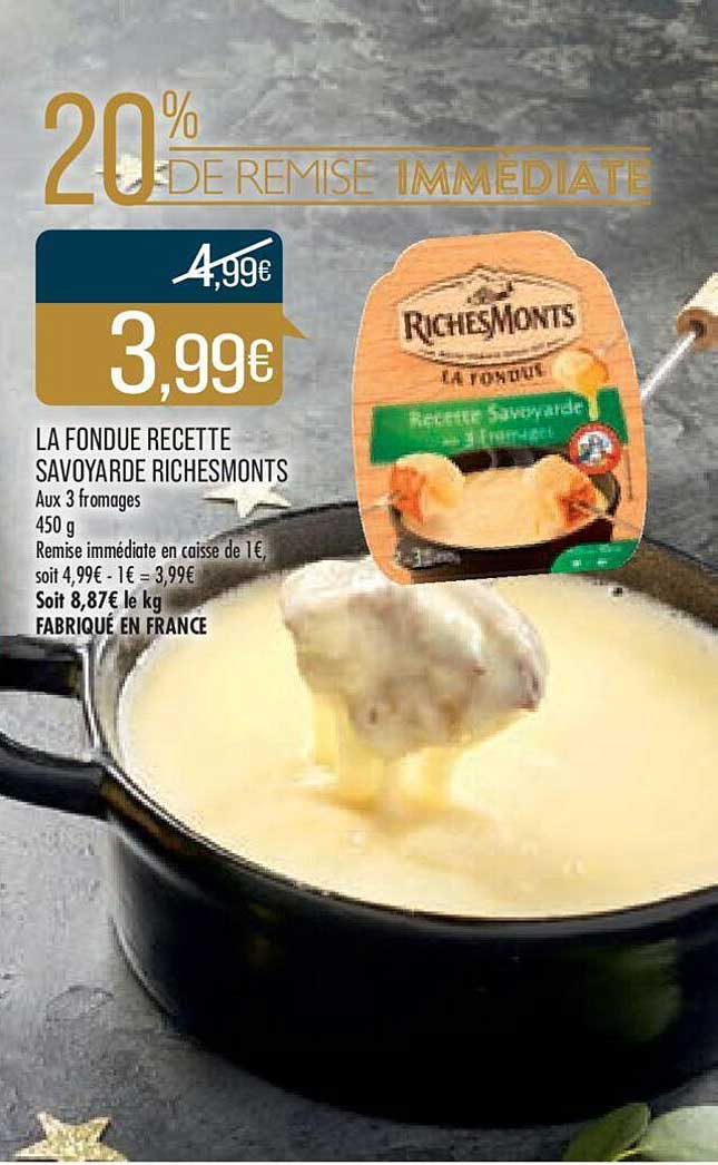 la fondue recette savoyarde riches monts
