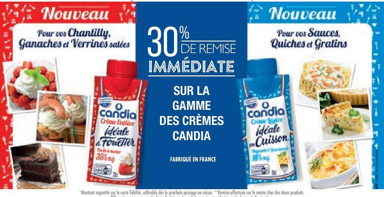 La Gamme Des Crèmes Candia