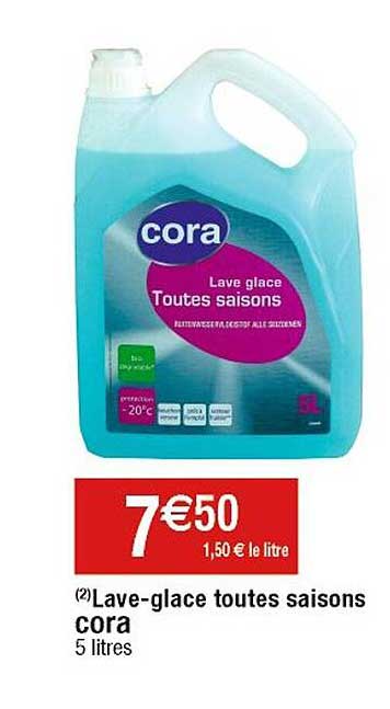 lave-glace toutes saisons cora
