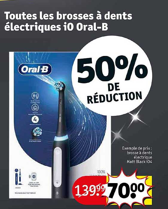 les brosses à dents électriques i0 oral-b