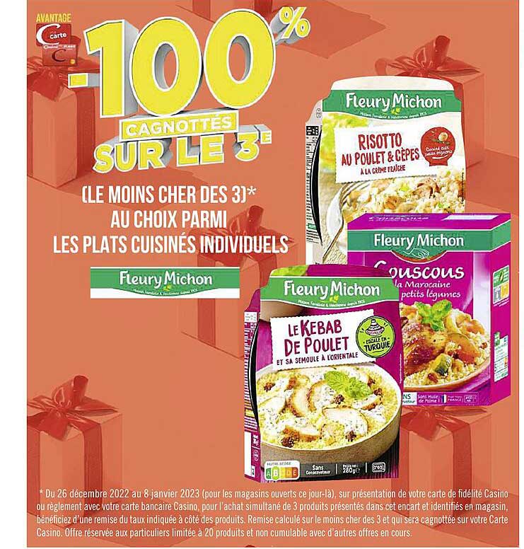 les plats cuisinés individuels fleury michon