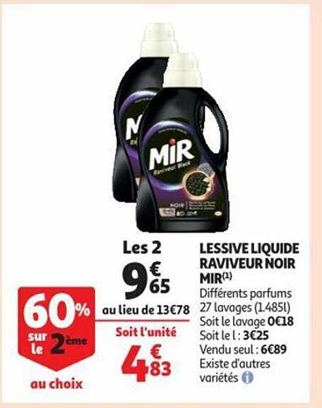 lessive liquide raviveur noir mir
