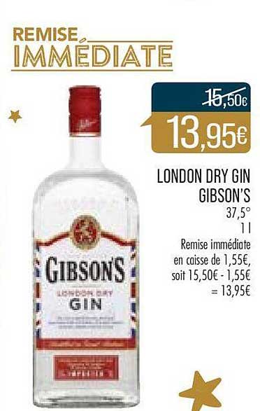 London Dry Gin Gibson's