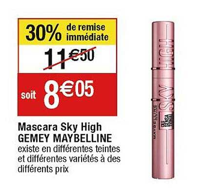 mascara sky high gemey maybelline