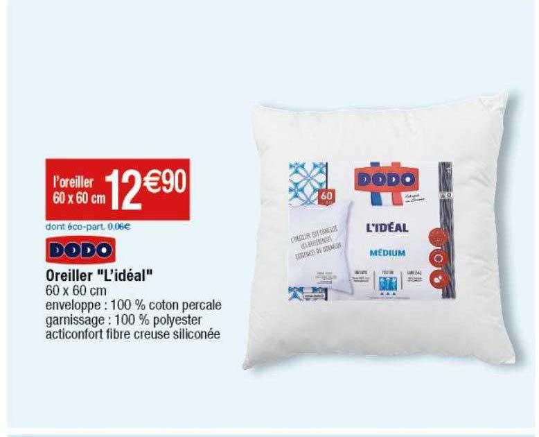 oreiller "l'idéal" dodo