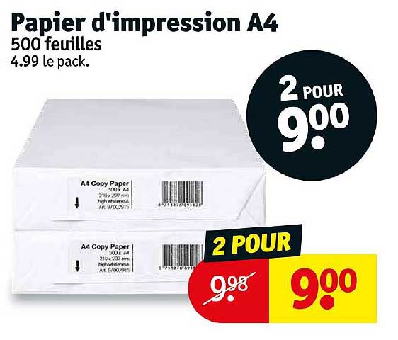 papier d'impression a4