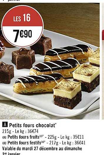 Petits Fours Chocolat
