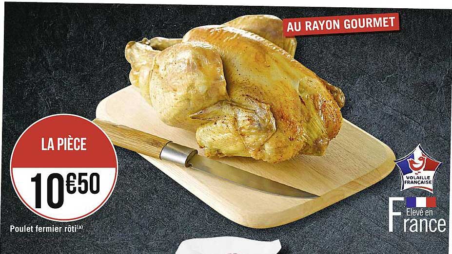 Poulet Fermier Rôti