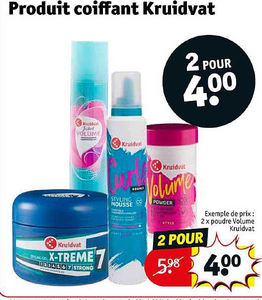 produit coiffant kruidvat