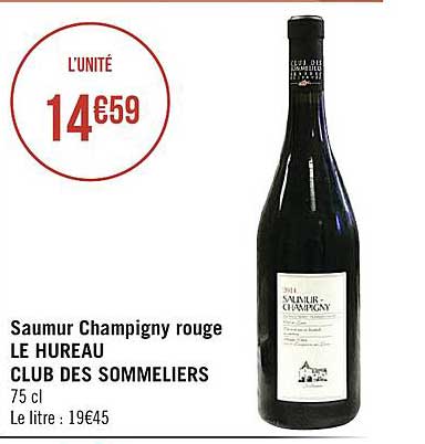 saumur champigny rouge le hureau club des sommeliers
