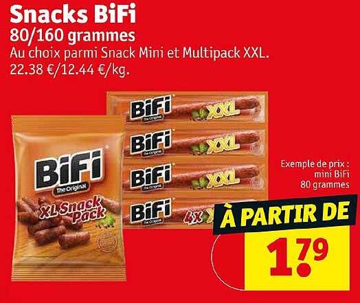 Snacks Bifi