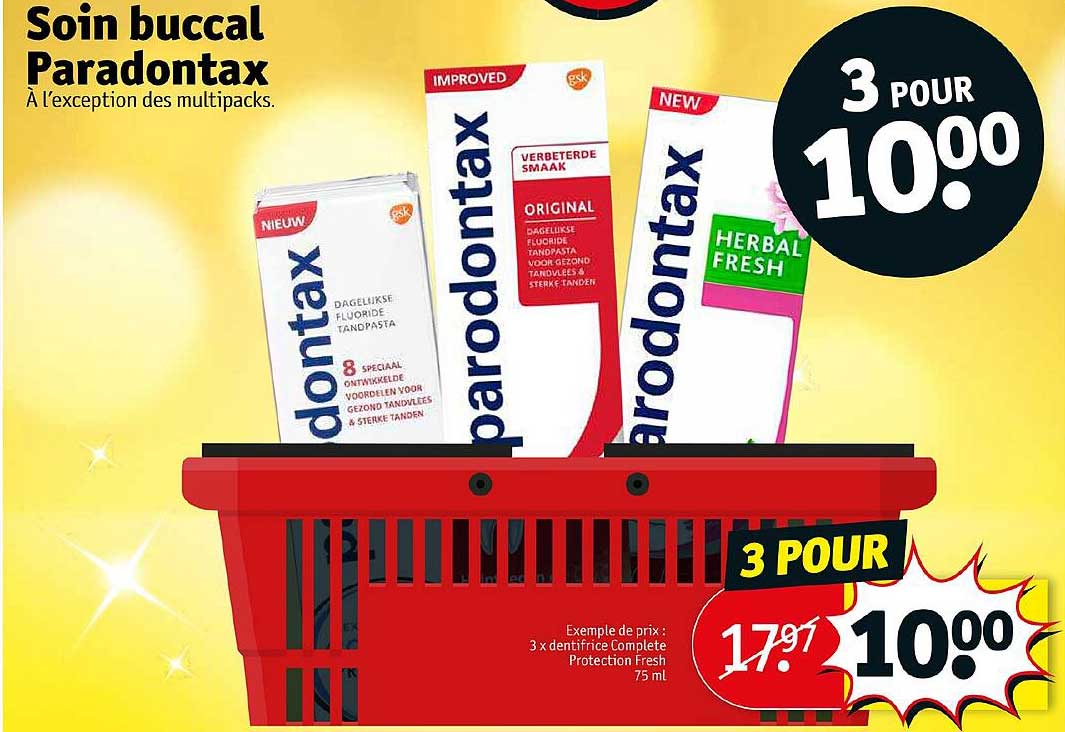 soin buccal paradontax