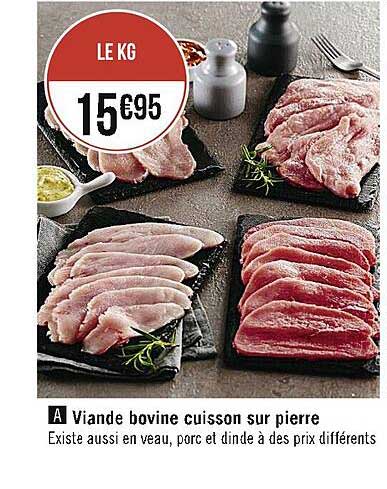 Viande Bovine Cuisson Sur Pierre