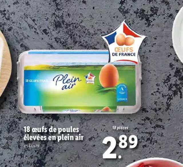 18 Oeufs De Poules élevées En Plein Air