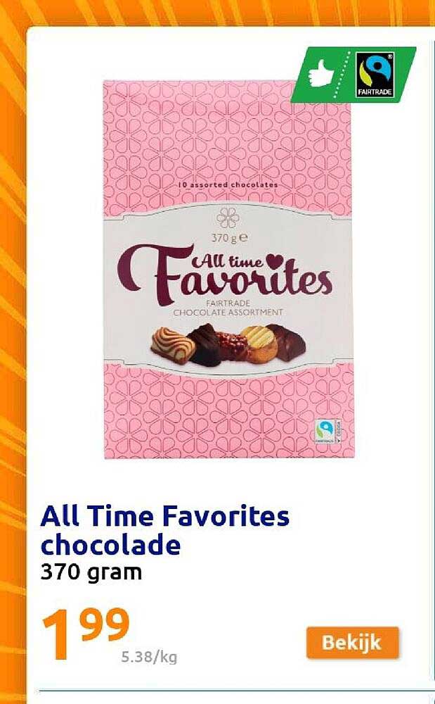 all time favorites chocolade