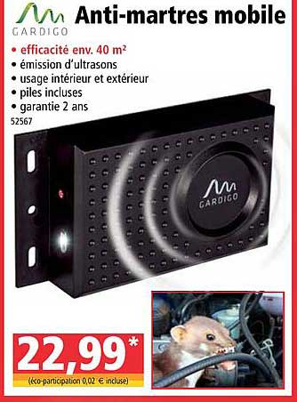 anti-martres mobile gardigo