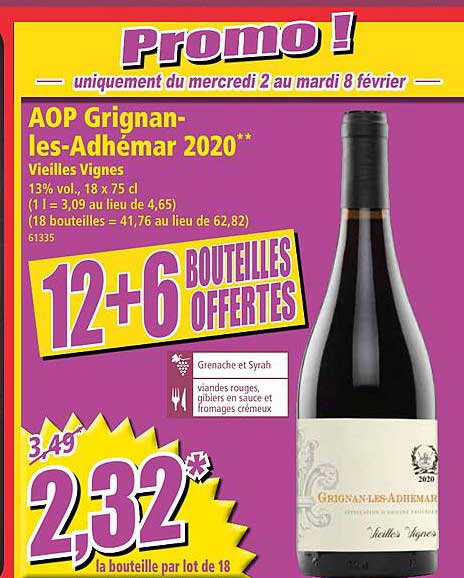 aop grignan-les-adhémar 2020 vieilles vignes