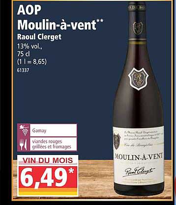 Aop Moulin-à-vent Raoul Clerget