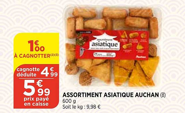 Assortiment Asiatique Auchan