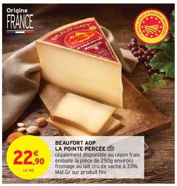 Beaufort Aop La Pointe Percée