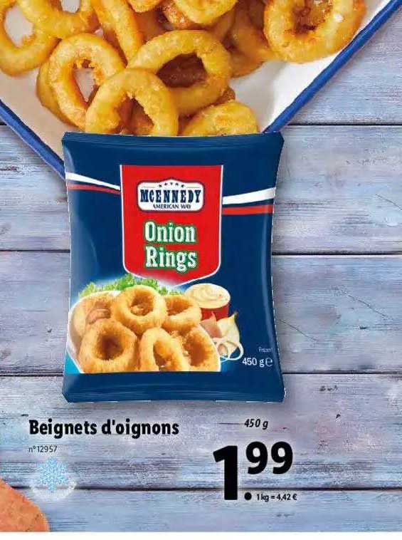 beignets d'oignons mcennedy