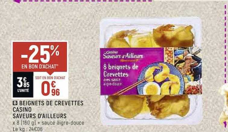beignets de crevettes casino saveurs d'ailleurs